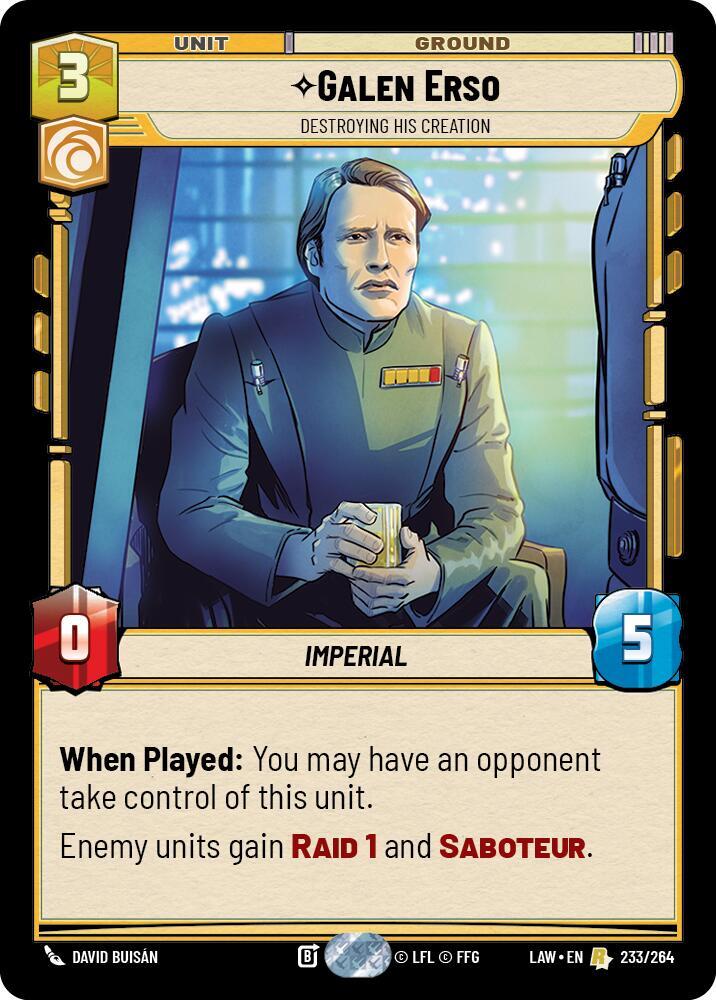 Galen Erso - Destroying His Creation card image