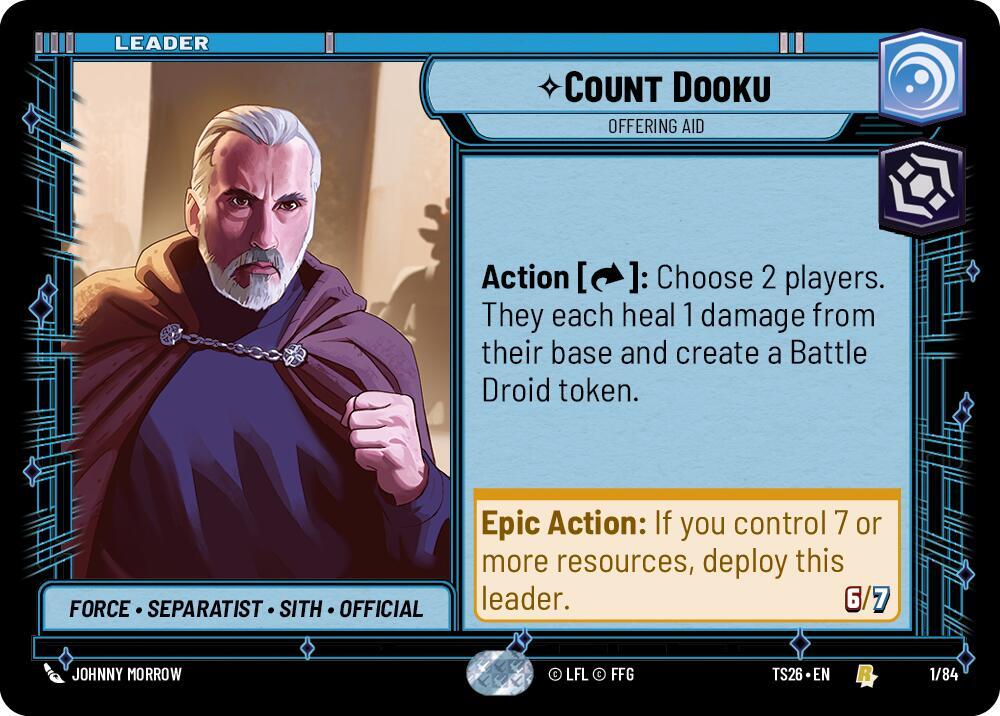 Count Dooku - Offering Aid card image