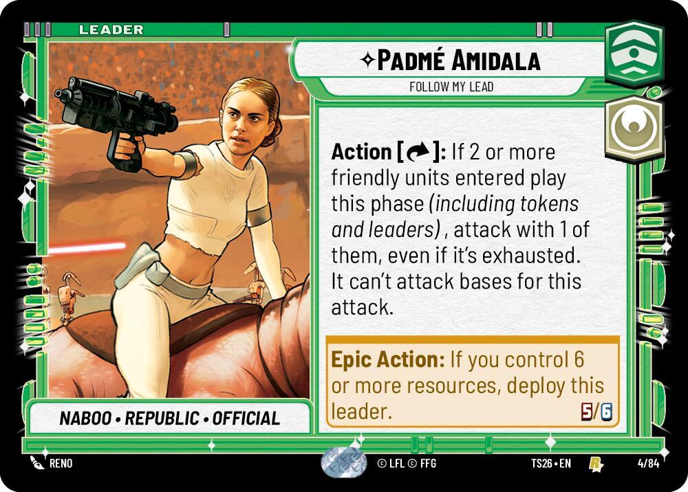 Padmé Amidala - Follow My Lead card image