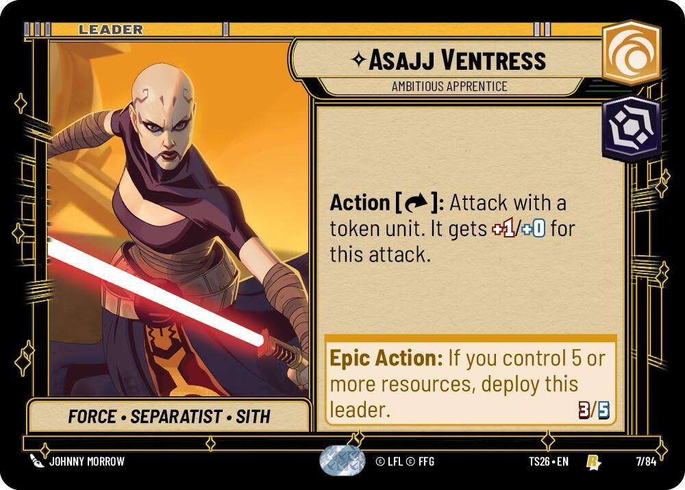 Asajj Ventress - Ambitious Apprentice card image