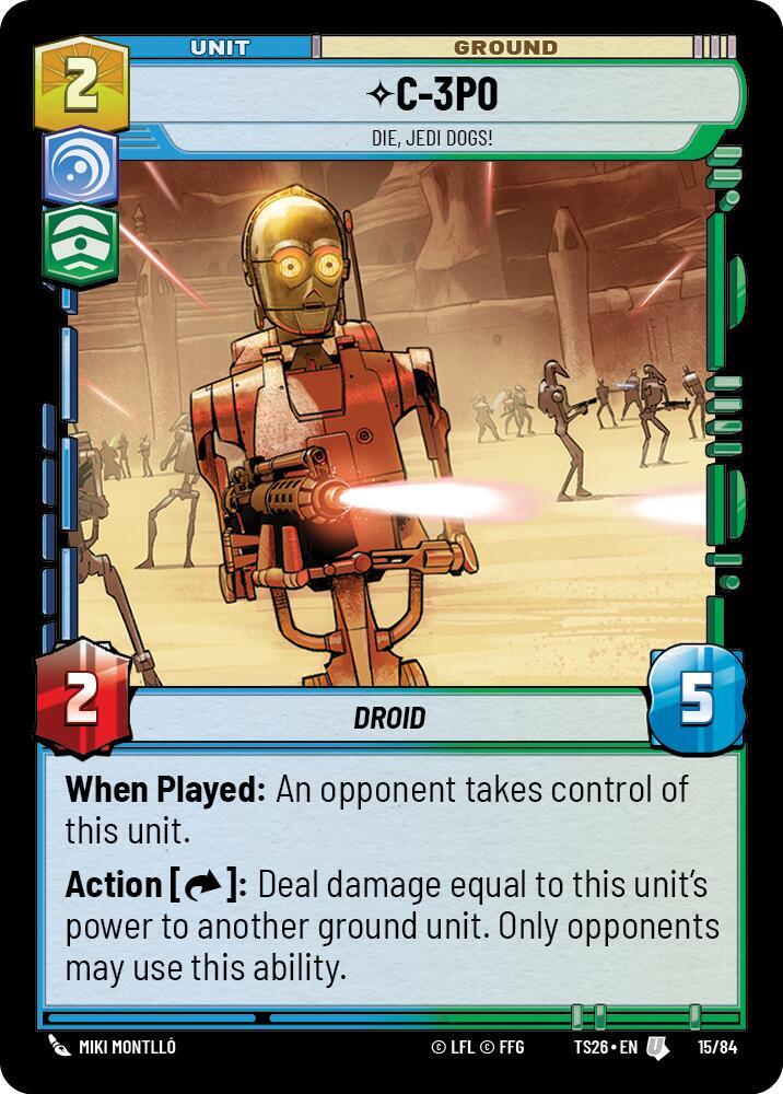 C-3P0 - Die, Jedi Dogs! card image
