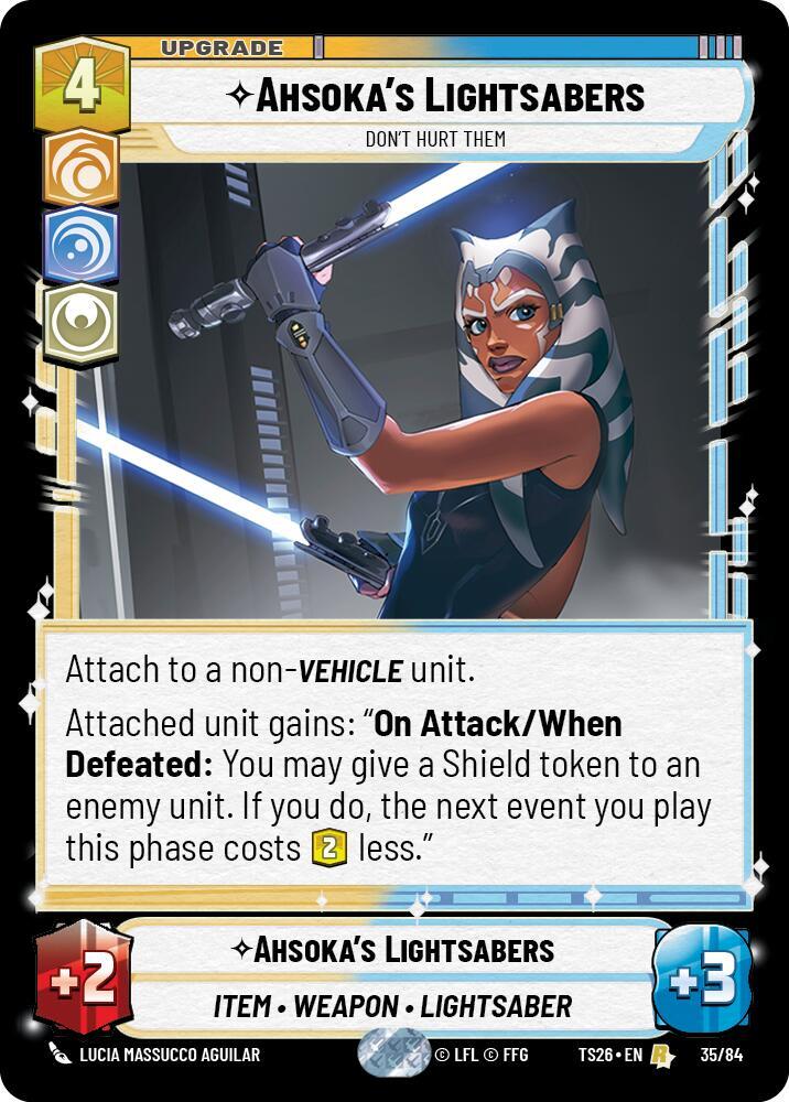 Ahsoka's Lightsabers card image