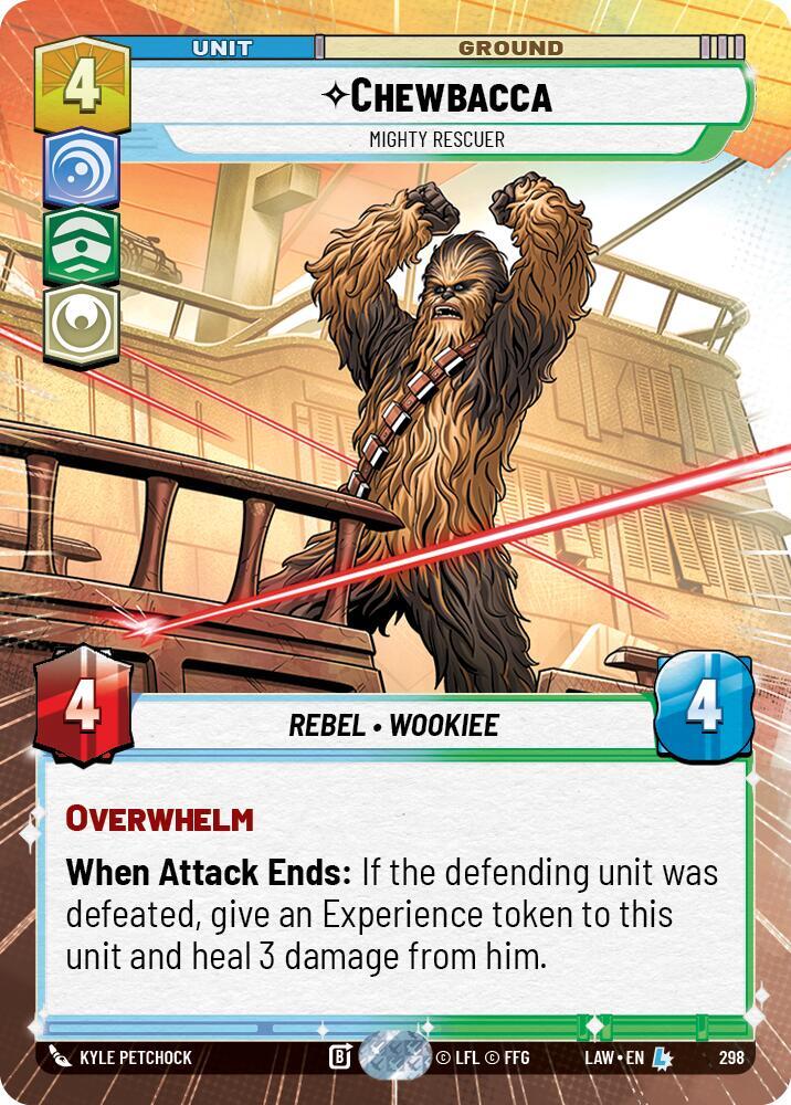 Chewbacca - Mighty Rescuer (Hyperspace) card image