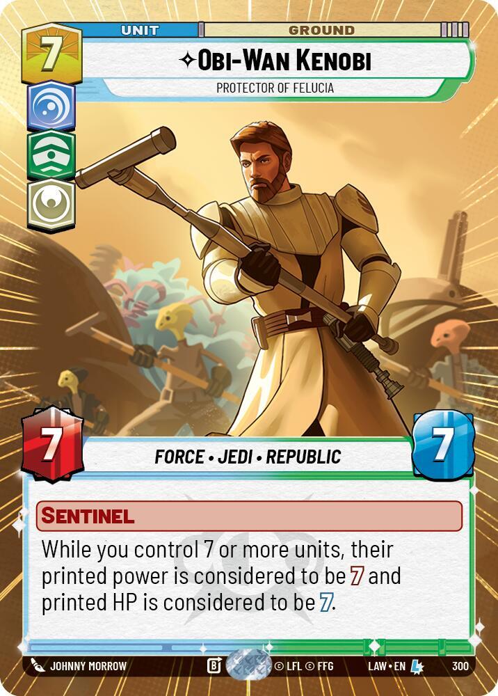 Obi-Wan Kenobi - Protector of Felucia (Hyperspace) card image