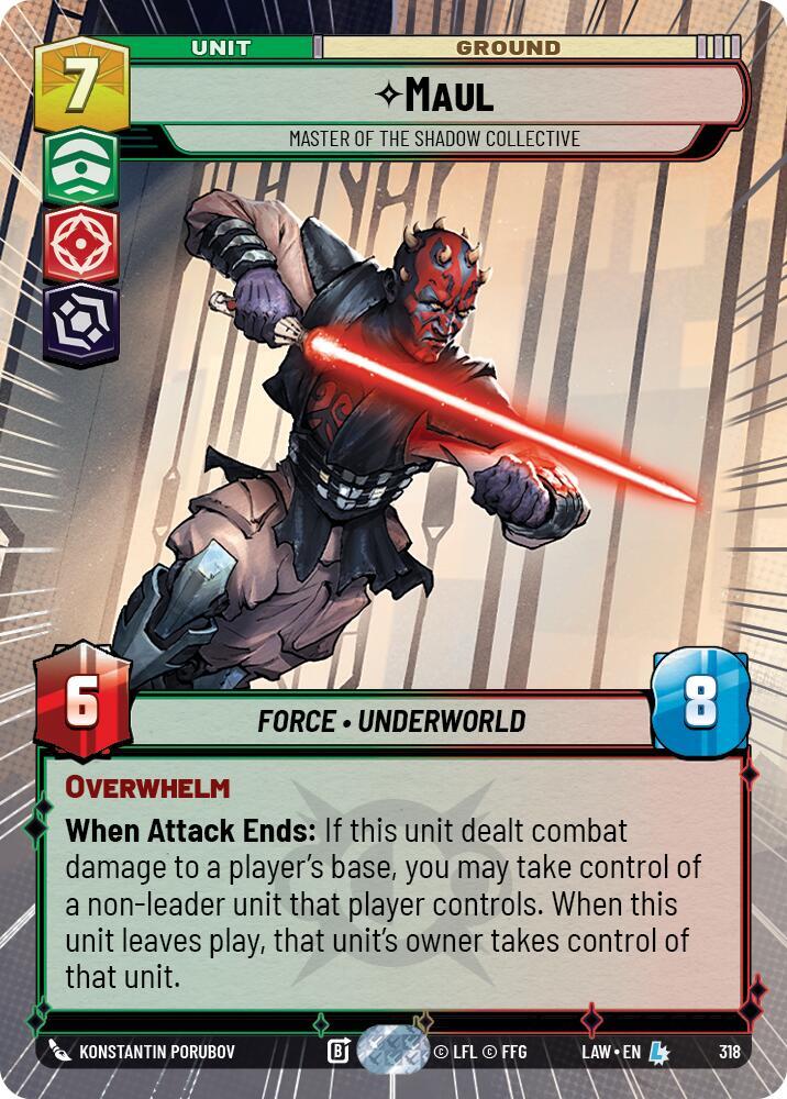 Maul - Master of the Shadow Collective (Hyperspace) card image