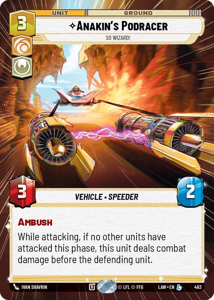Anakin's Podracer - So Wizard! (Hyperspace) card image