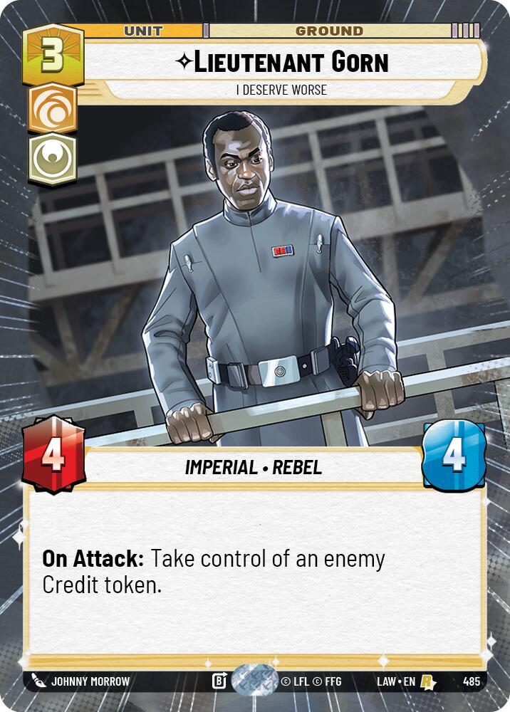 Lieutenant Gorn - I Deserve Worse (Hyperspace) card image