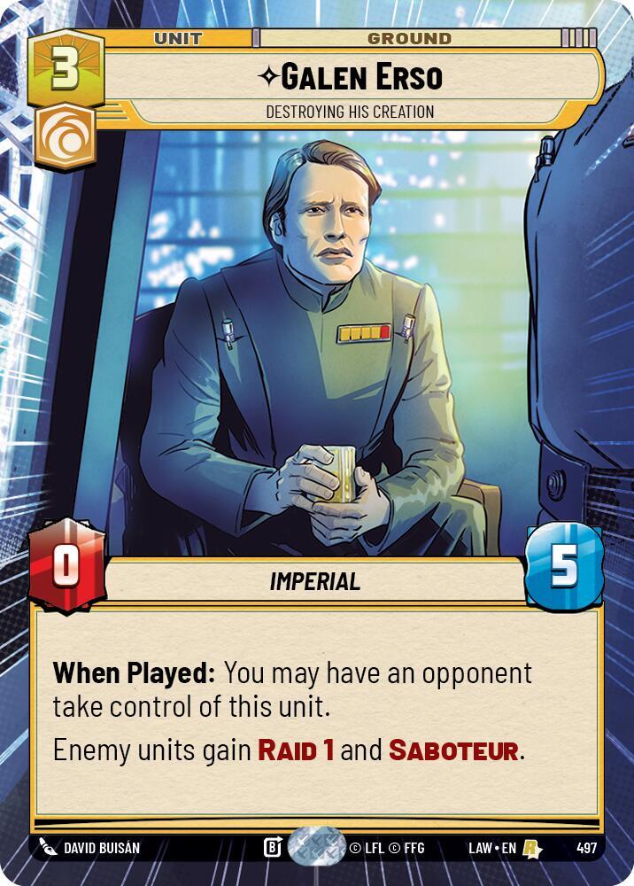 Galen Erso - Destroying His Creation (Hyperspace) card image