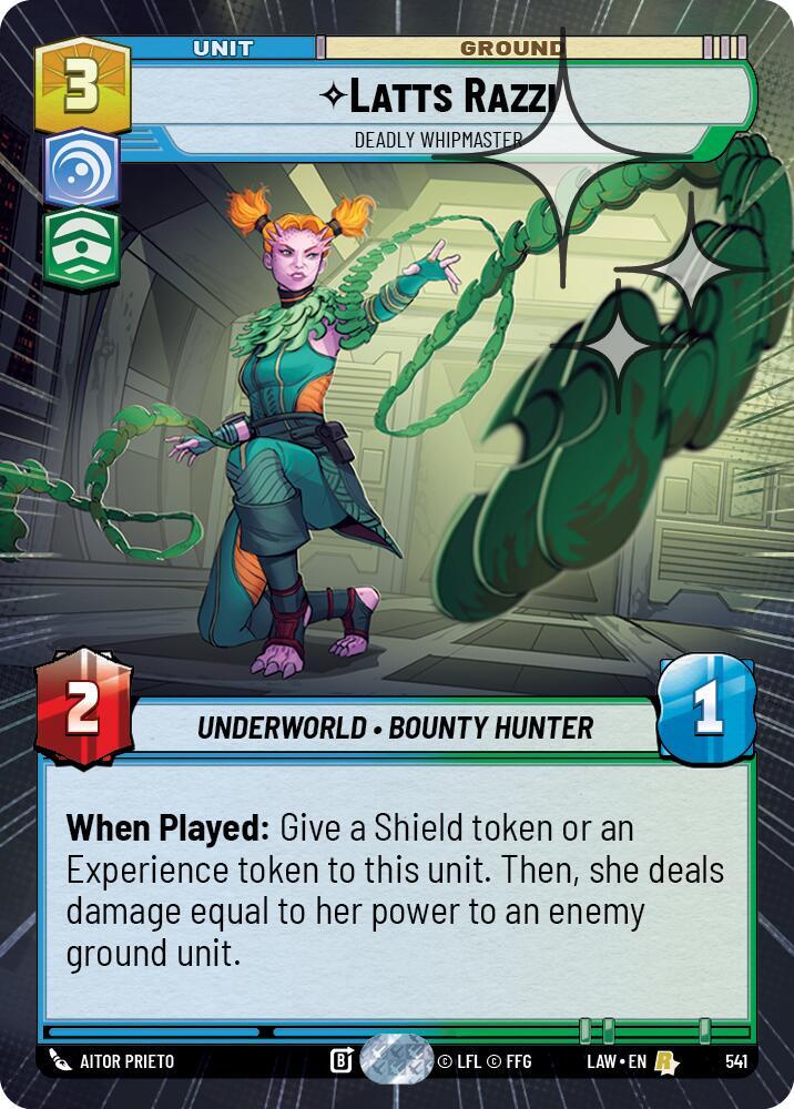 Latts Razzi - Deadly Whipmaster (Hyperspace Foil) card image