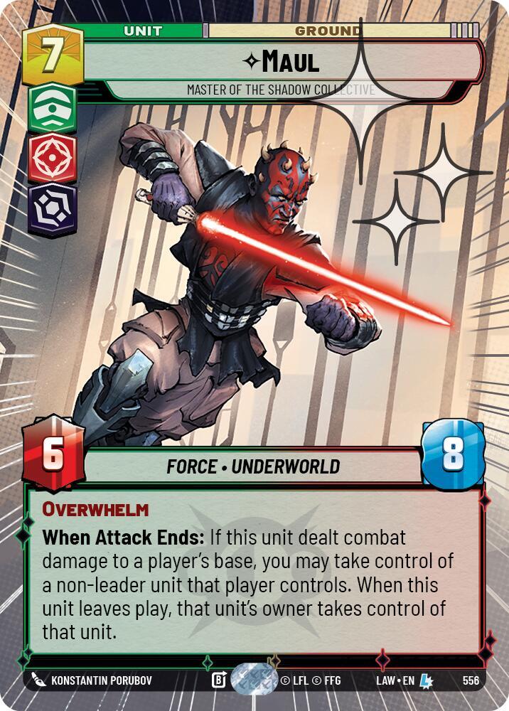 Maul - Master of the Shadow Collective (Hyperspace Foil) card image