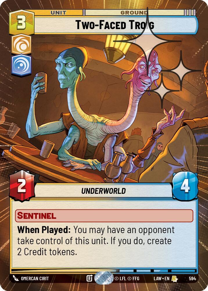 Two-Faced Troig (Hyperspace Foil) card image