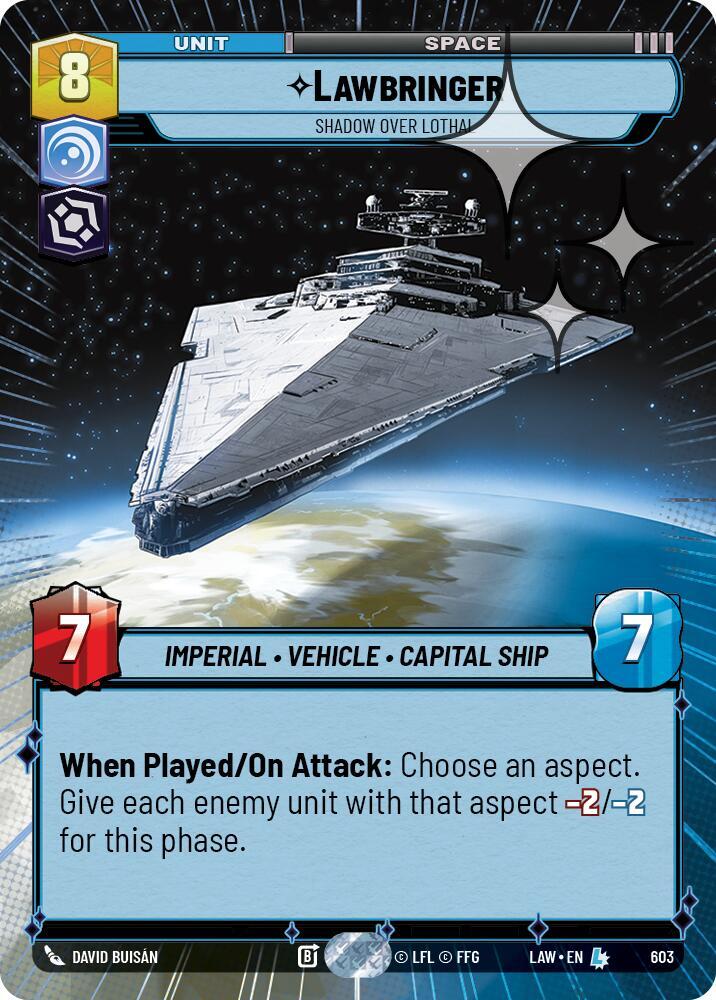 Lawbringer - Shadow Over Lothal (Hyperspace Foil) card image