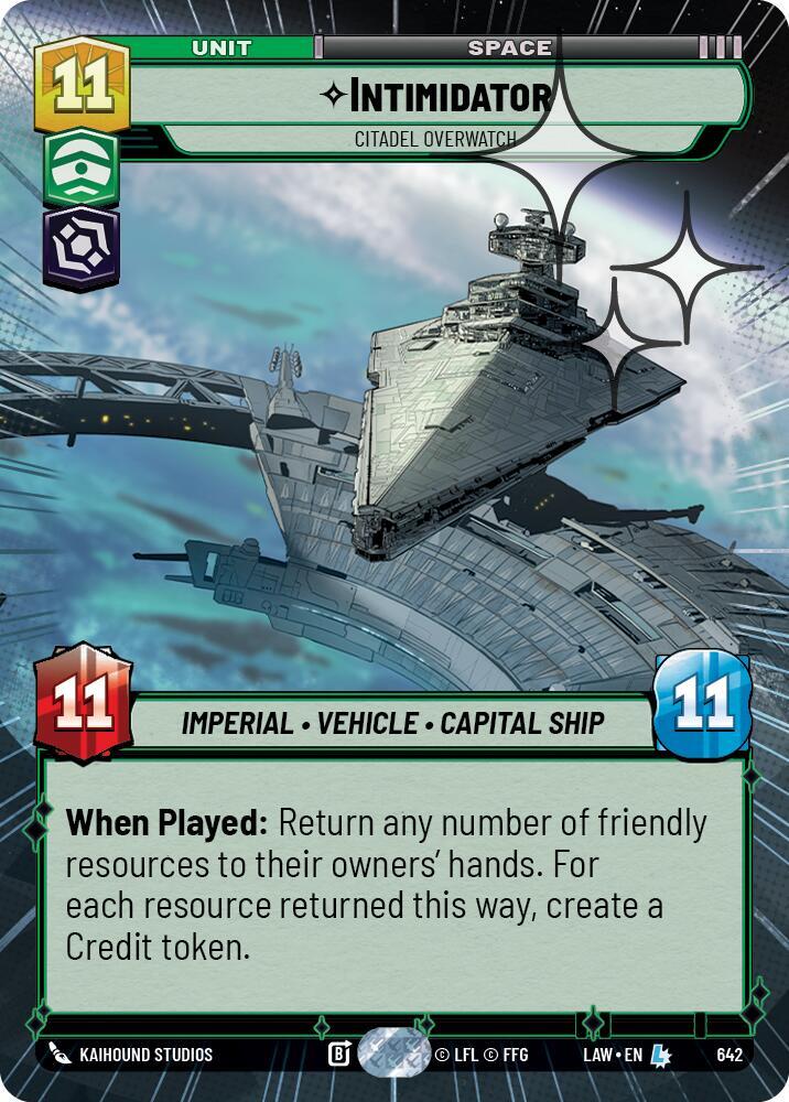 Intimidator - Citadel Overwatch (Hyperspace Foil) card image