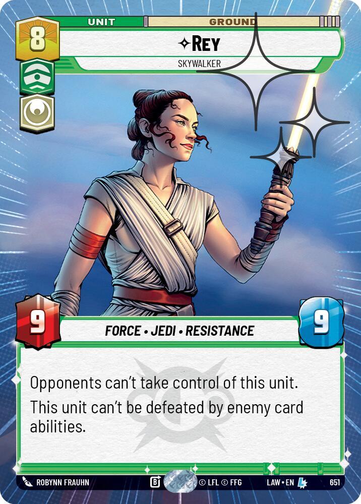 Rey - Skywalker (Hyperspace Foil) card image
