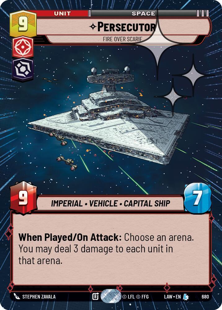 Persecutor - Fire Over Scarif (Hyperspace Foil) card image