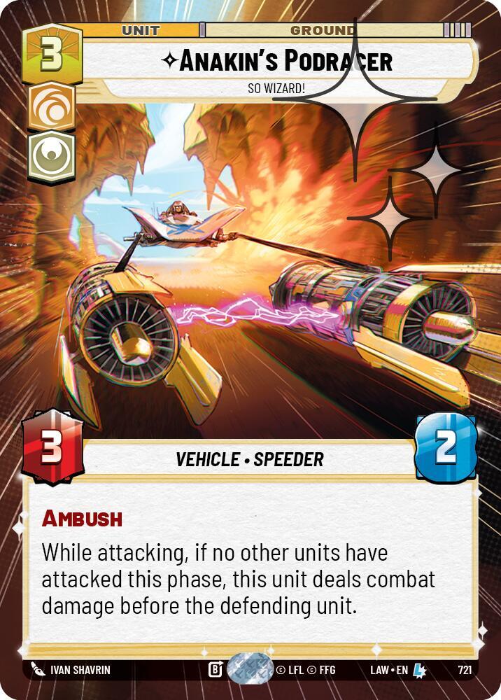 Anakin's Podracer - So Wizard! (Hyperspace Foil) card image