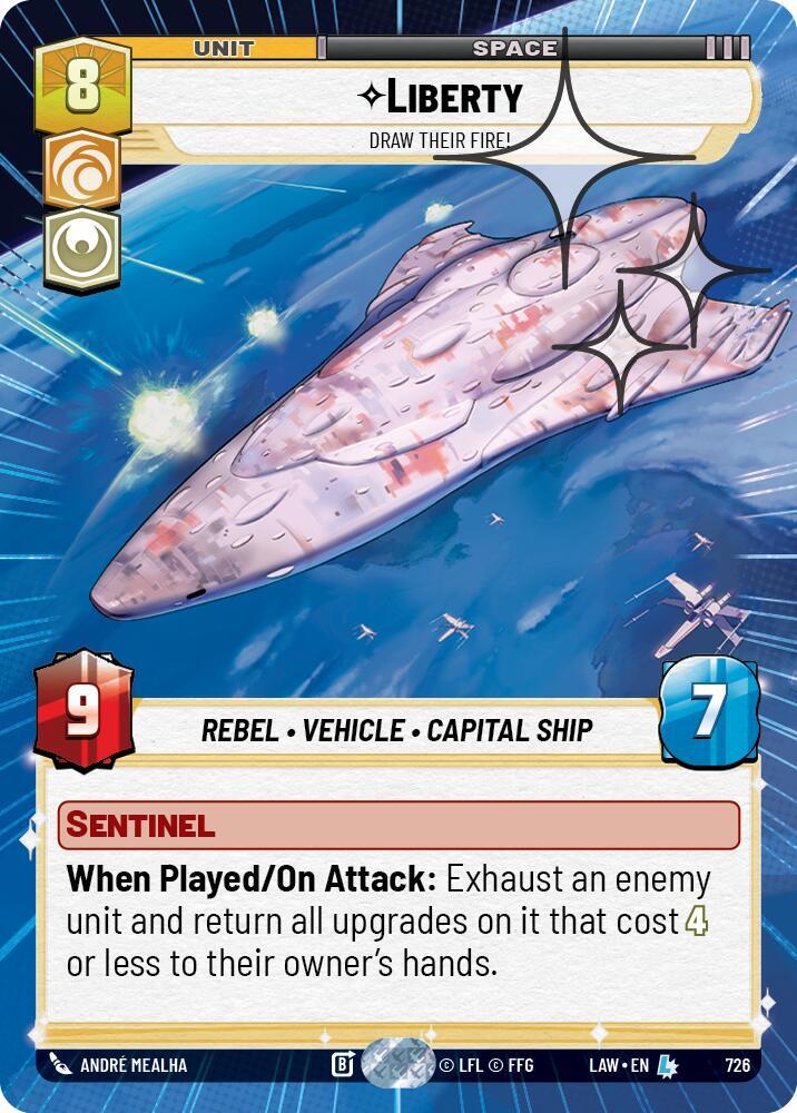 Liberty - Draw Their Fire! (Hyperspace Foil) card image