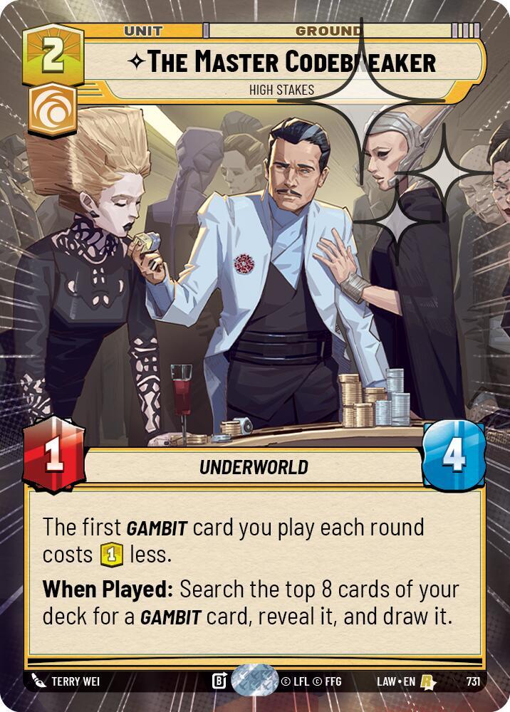 The Master Codebreaker - High Stakes (Hyperspace Foil) card image