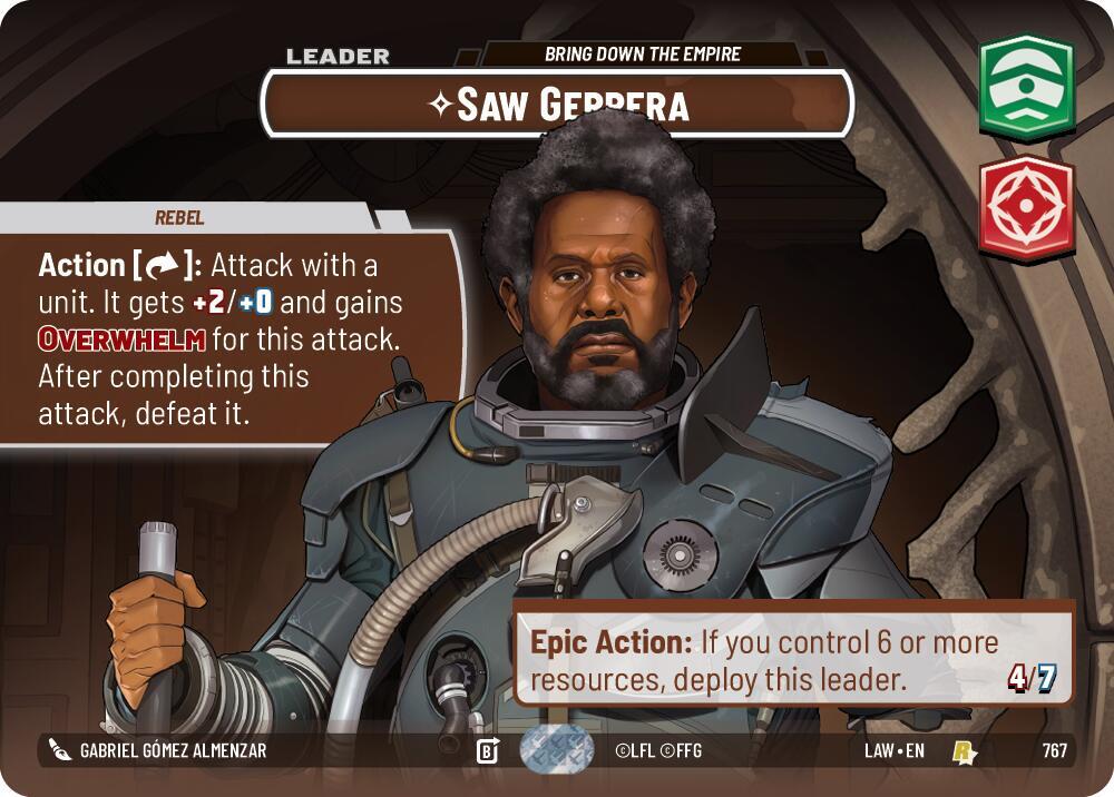 Saw Gerrera - Bring Down the Empire (Showcase) card image