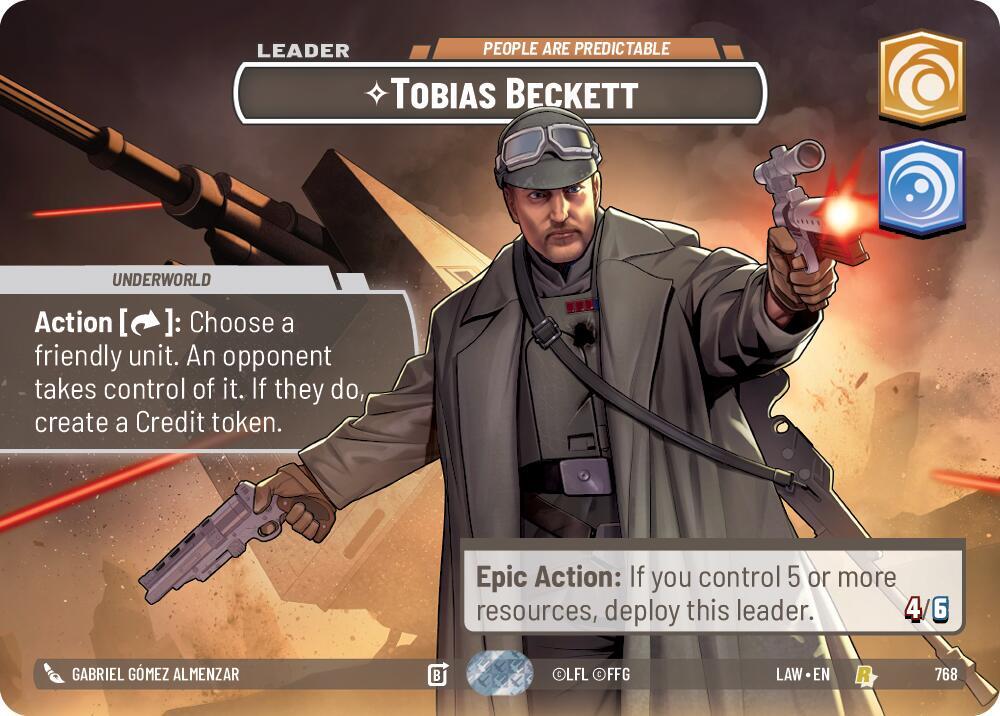 Tobias Beckett - People are Predictable (Showcase) card image