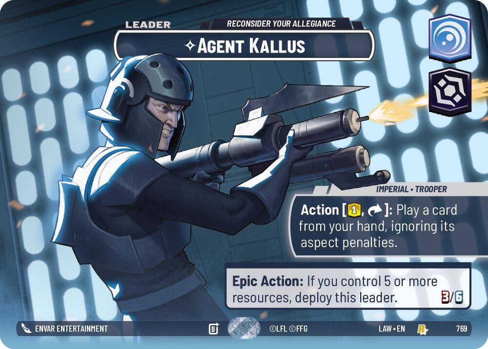 Agent Kallus - Reconsider Your Allegiance (Showcase) card image