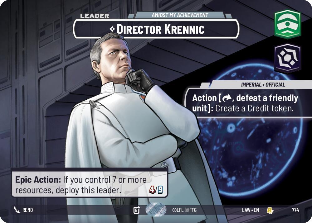 Director Krennic - Amidst My Achievement (Showcase) card image