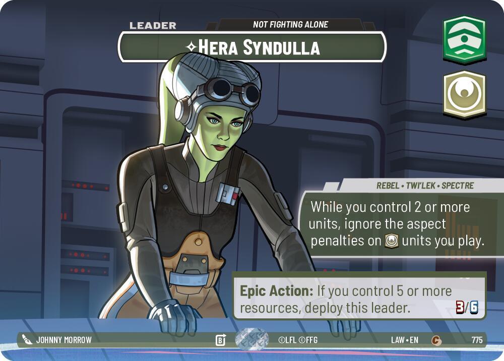 Hera Syndulla - Not Fighting Alone (Showcase) card image