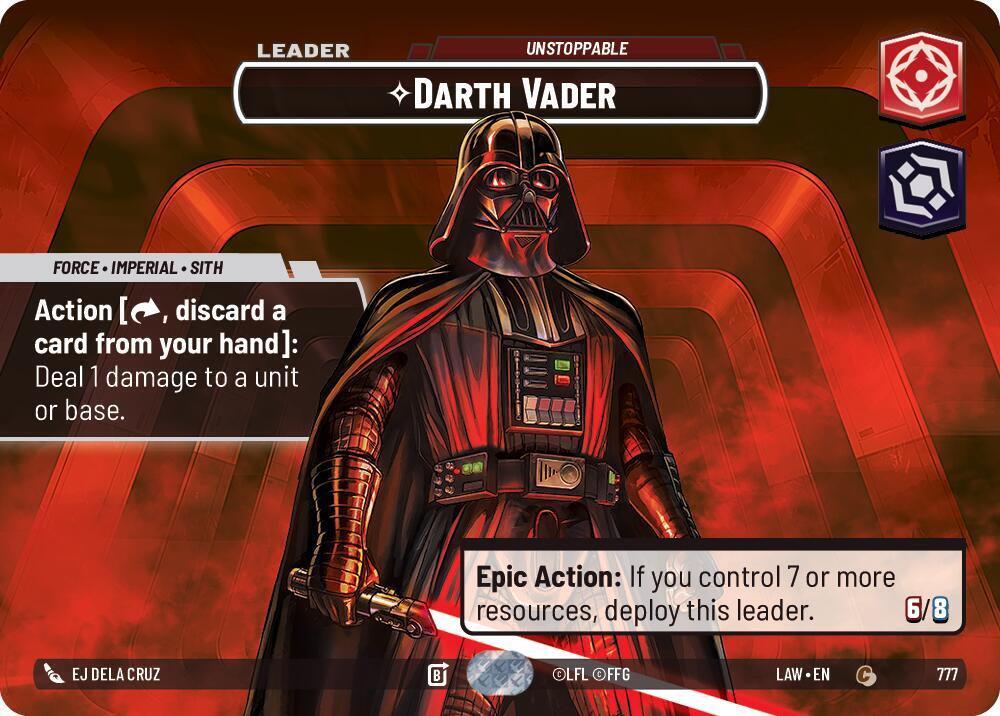 Darth Vader - Unstoppable (Showcase) card image