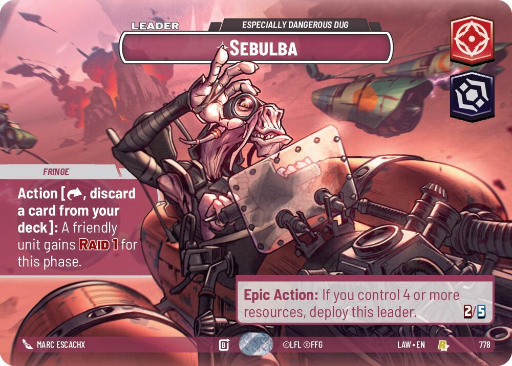 Sebulba - Especially Dangerous Dug (Showcase) card image