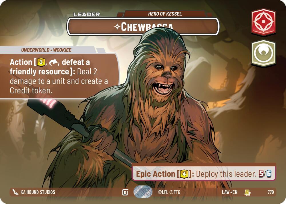 Chewbacca - Hero of Kessel (Showcase) card image