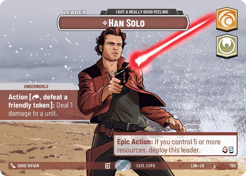 Han Solo - I Got a Really Good Feeling (Showcase) card image