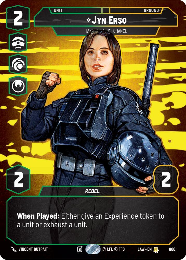Jyn Erso - Take the Next Chance (Prestige) card image