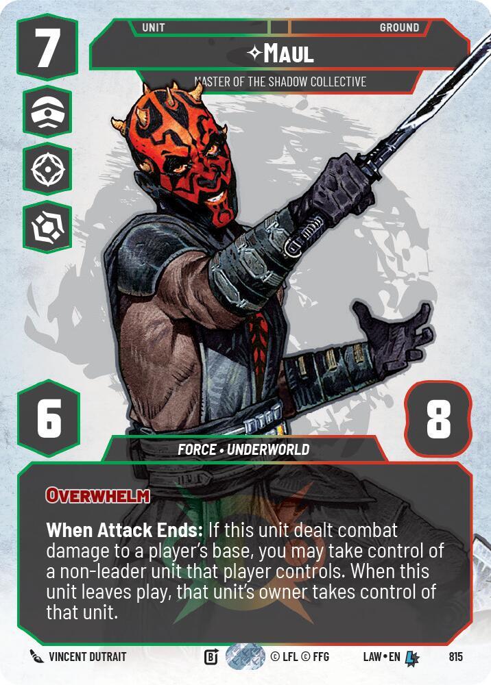 Maul - Master of the Shadow Collective (Prestige) card image