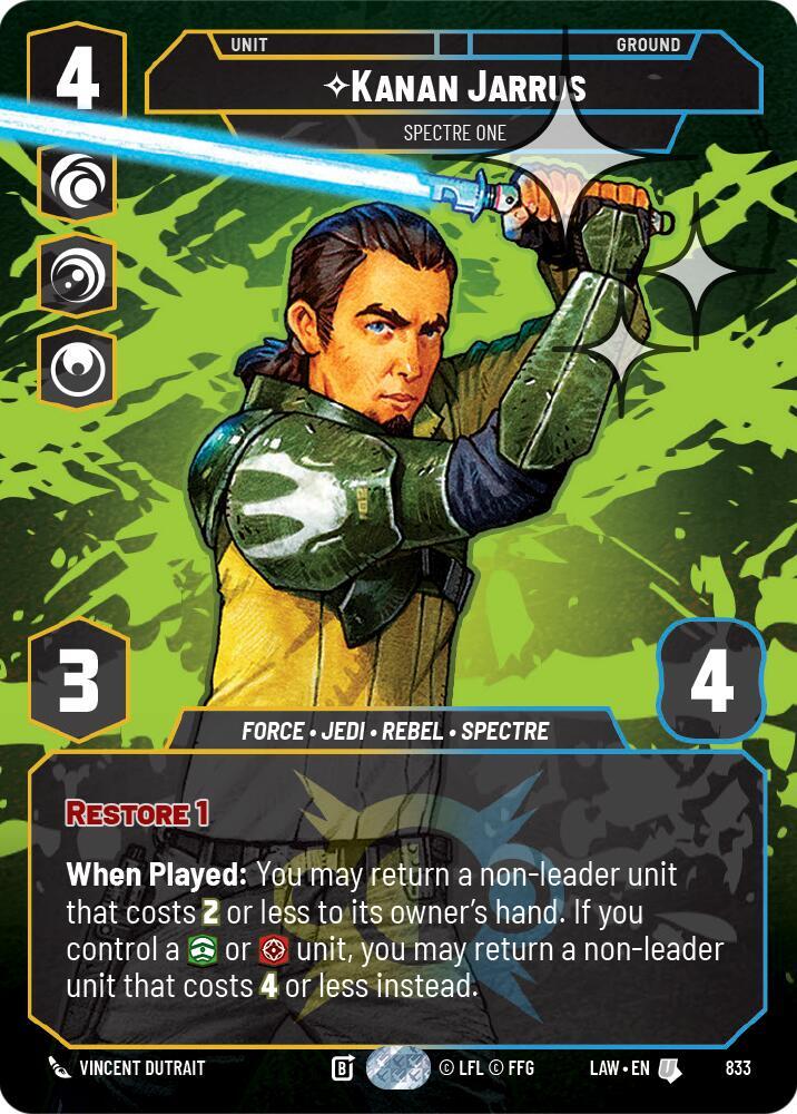 Kanan Jarrus - Spectre One (Prestige Foil) card image