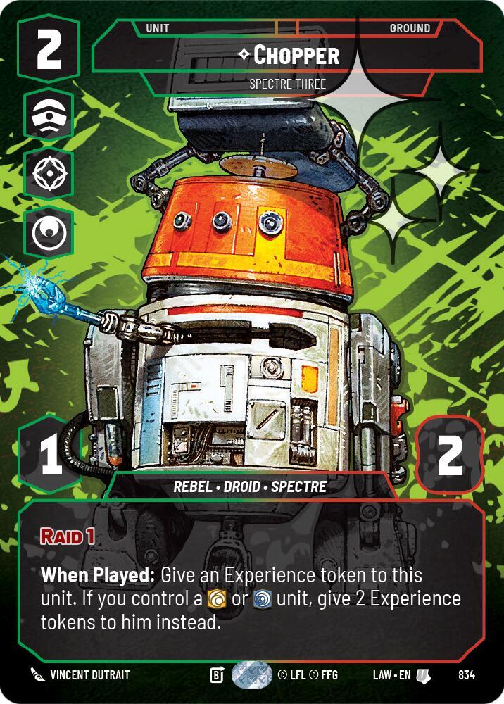 Chopper - Spectre Three (Prestige Foil) card image