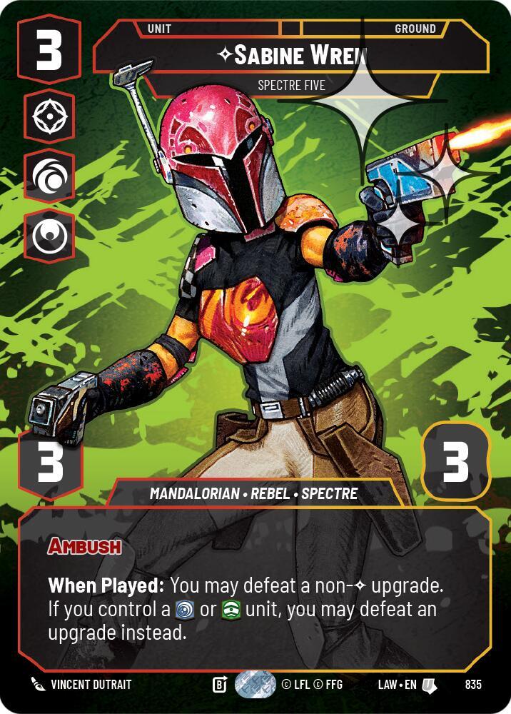 Sabine Wren - Spectre Five (Prestige Foil) card image