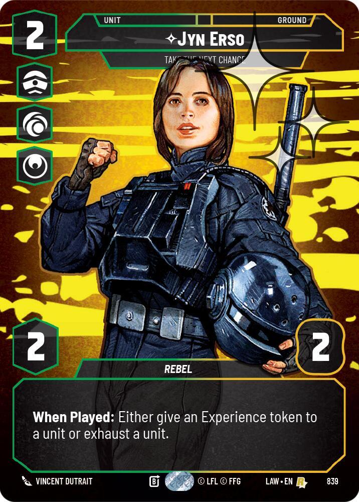 Jyn Erso - Take the Next Chance (Prestige Foil) card image