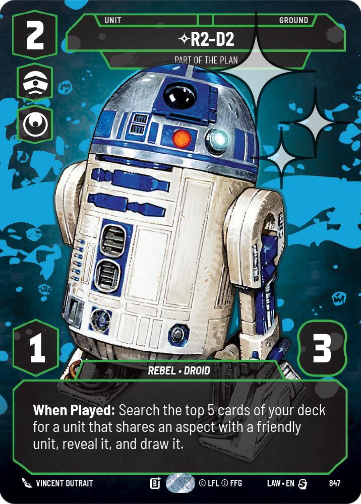 R2-D2 - Part of the Plan (Prestige Foil) card image