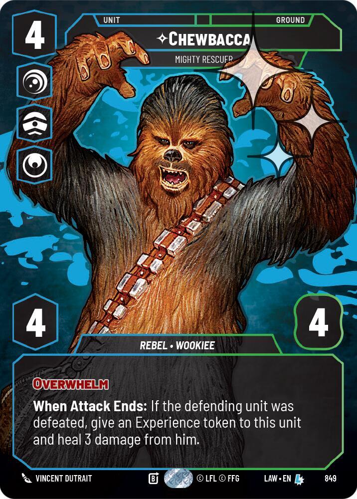 Chewbacca - Mighty Rescuer (Prestige Foil) card image