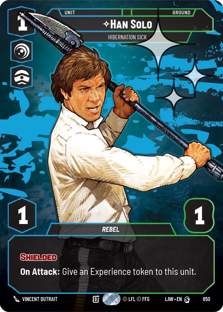 Han Solo - Hibernation Sick (Prestige Foil) card image