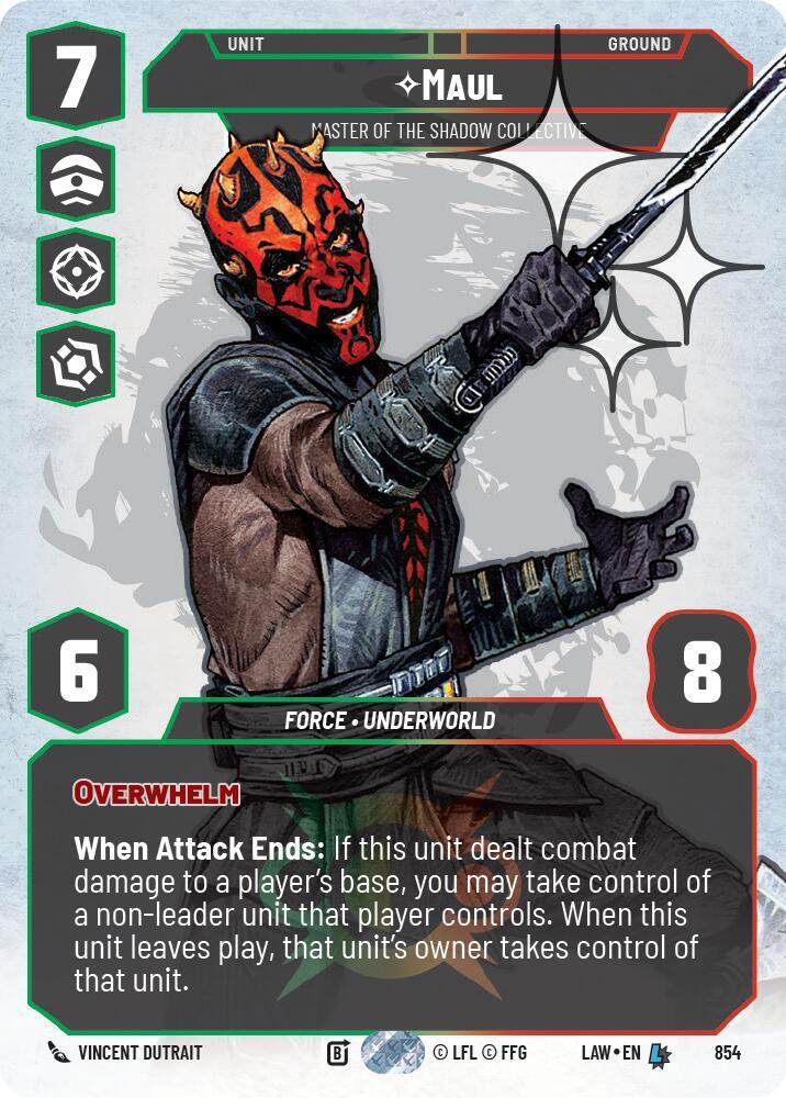 Maul - Master of the Shadow Collective (Prestige Foil) card image