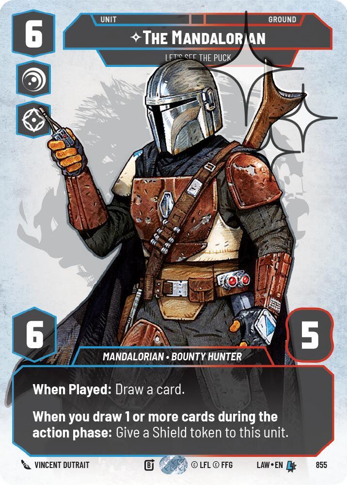 The Mandalorian - Let's See The Puck (Prestige Foil) card image