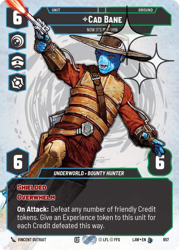 Cade Bane - Now It's My Turn (Prestige Foil) card image