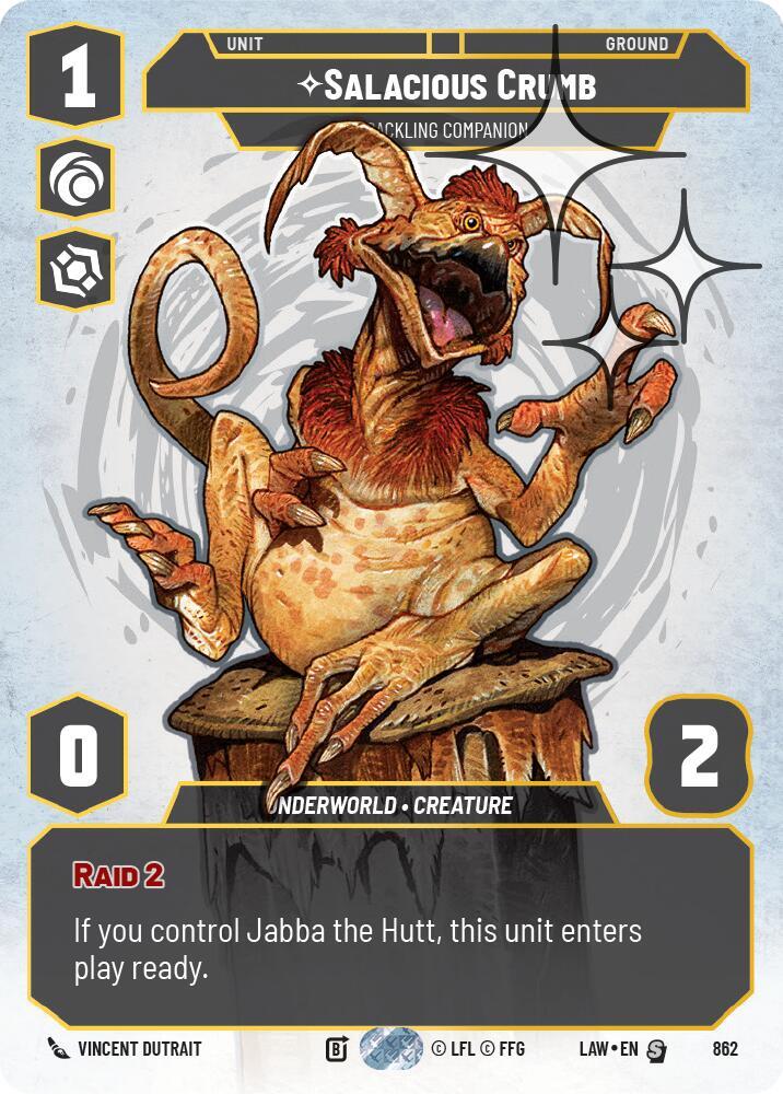 Salacious Crumb - Cackling Companion (Prestige Foil) card image
