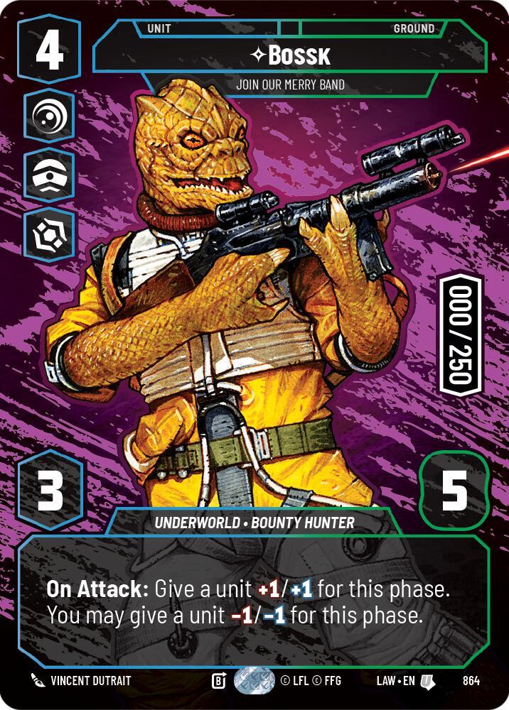 Bossk - Join Our Merry Band (Serialized) card image