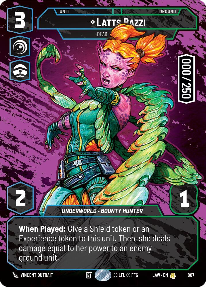 Latts Razzi - Deadly Whipmaster (Serialized) card image