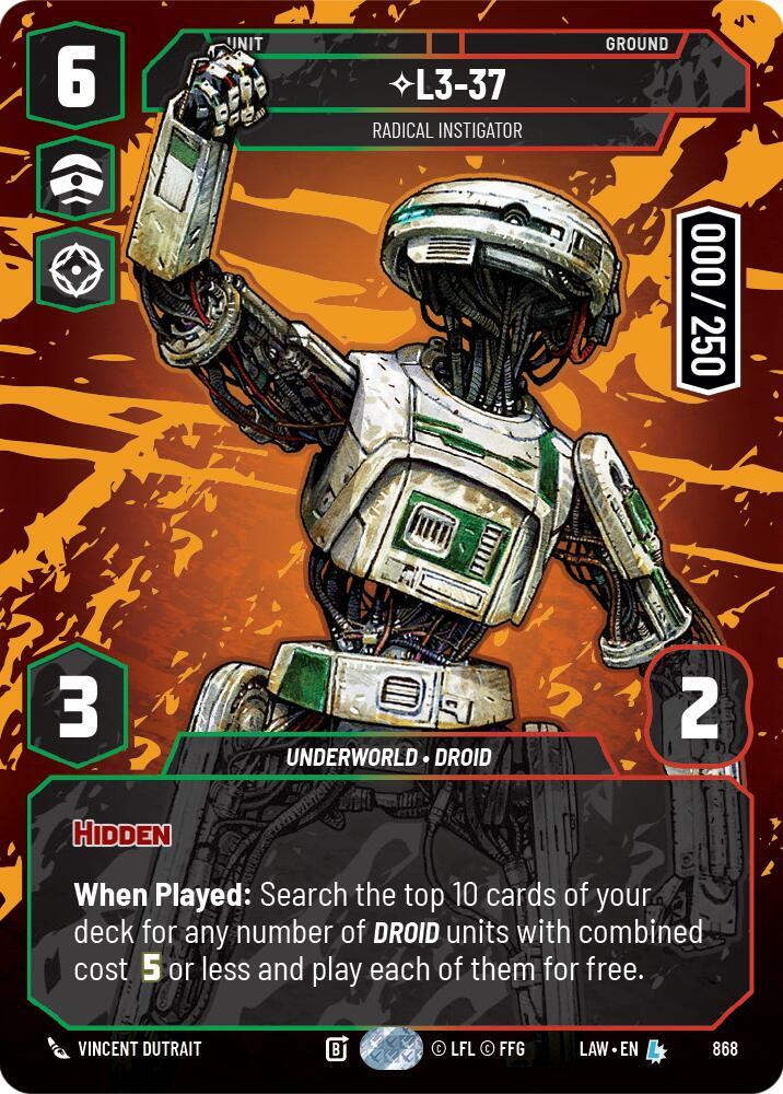 L3-37 - Radical Instigator (Serialized) card image