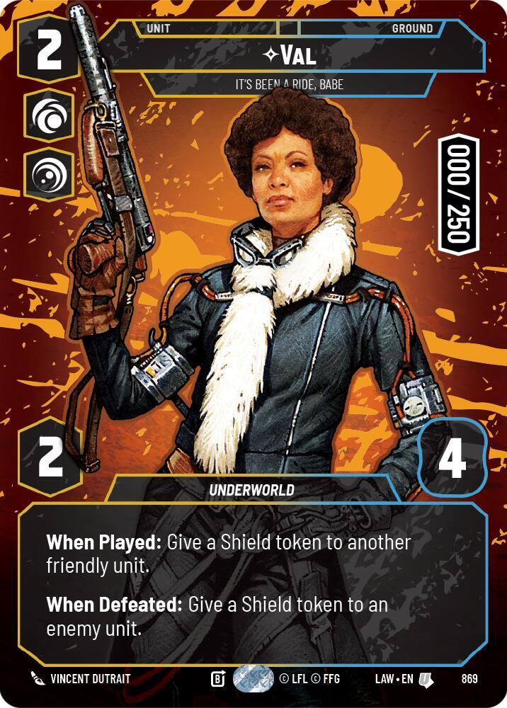 Val - It's Been a Ride, Babe (Serialized) card image