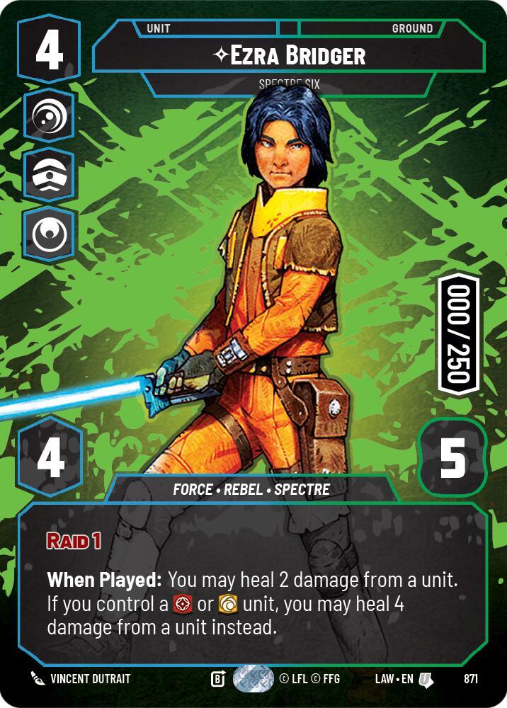 Ezra Bridger - Spectre Six (Serialized) card image