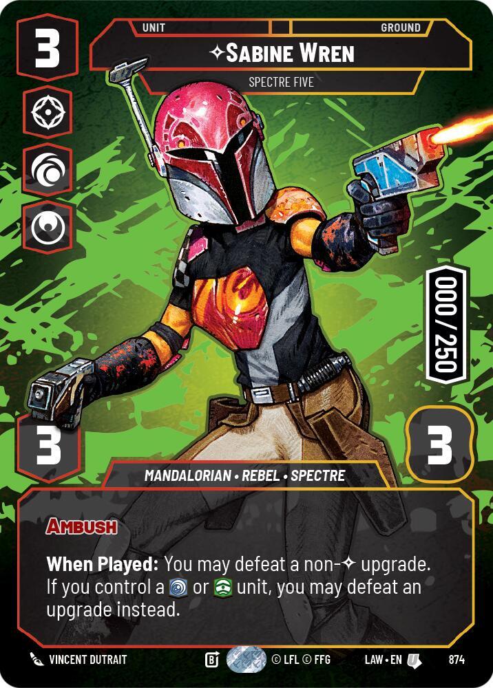 Sabine Wren - Spectre Five (Serialized) card image